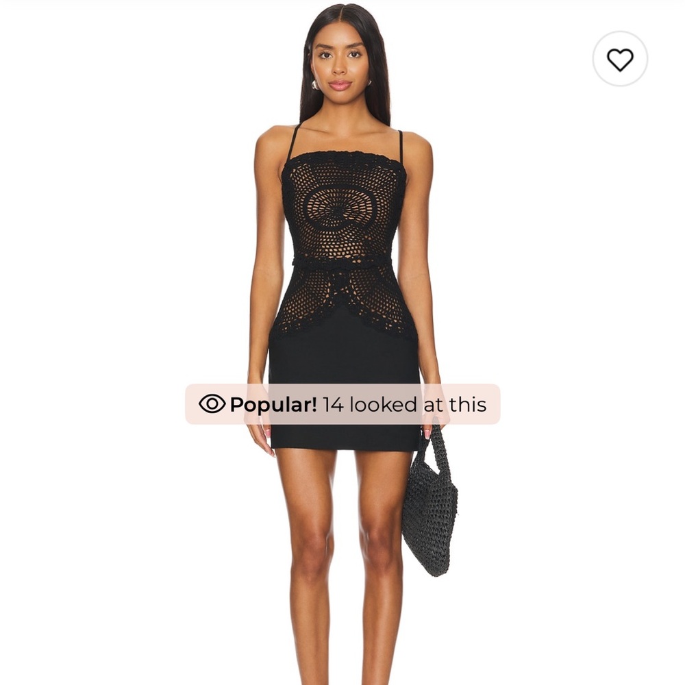 Tularosa Black Camdyn Mini Dress